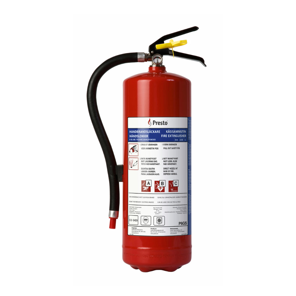 Presto P6GS jauhesammutin.